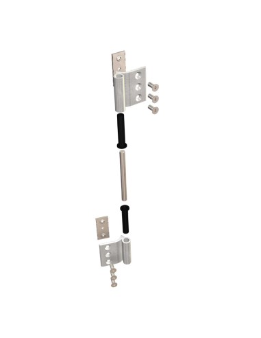 AP045 - Cerniera porte interne in alluminio stondate