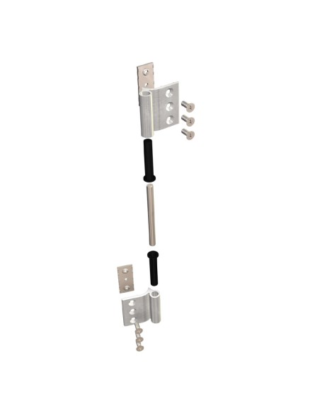 AP045 - Hinge for rounded edge internal aluminium doors