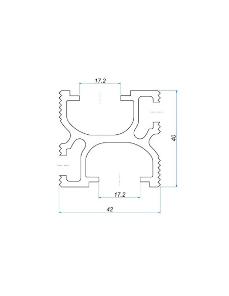 HE-PR201-32 - PROFILO DI STRUTTURA TETTI COPPO/TEGOLE LG.3250mm