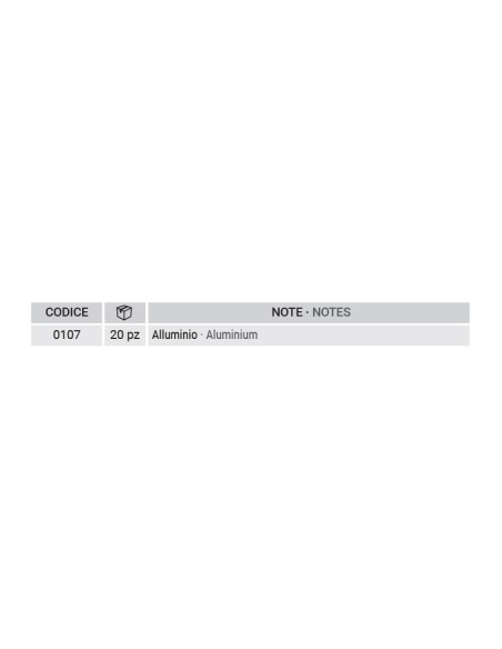 0107 - Kit d’adaptation pour charnières H2S - chambre européenne et R40