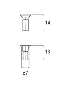 0114 - Kit pour fixation (20 inserts + 20 vis M5) 2