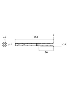 93053 - Tassello fissaggio cappotto fermaimposta Grillo 2