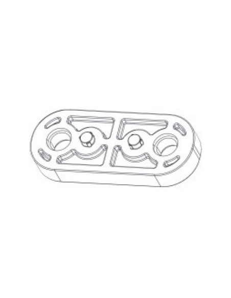 24008 - Spessore 5mm per guida asta 24004 e maniglia 24001