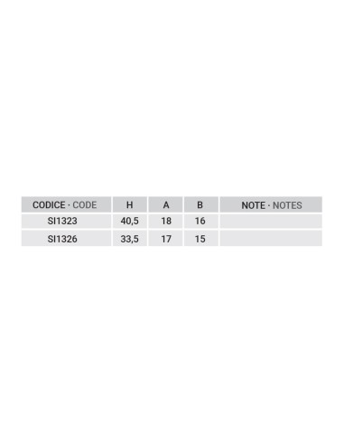 SI1323 - Alignment corner cleat in aluminium for intradosses - 40,5 mm