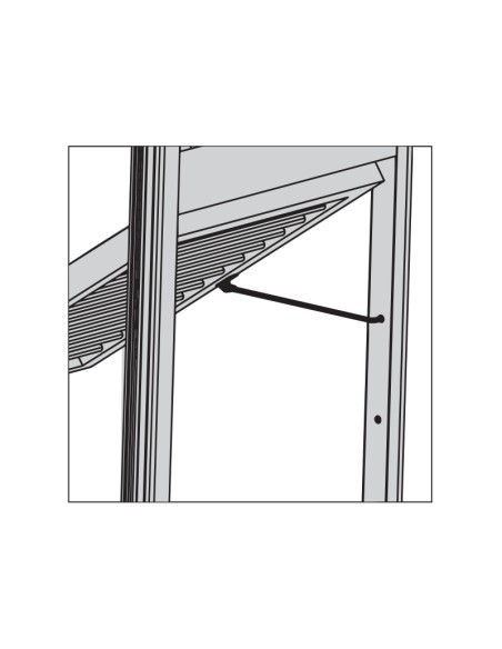 5005 - Shutter rod genovese style in aluminium