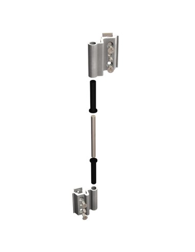 AW06040 - Hinge with threader plate and a 3rd hole