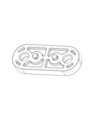 24008 - Epaisseur 5 mm pour passant 24004 et espagnolette kit 24001