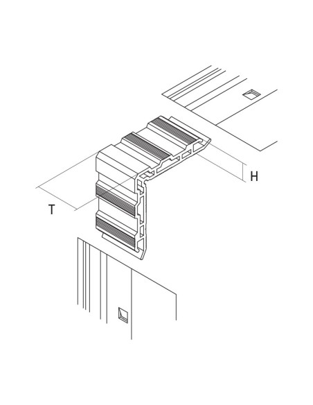 SC220-105 - Squadretta a cianfrinare camere interne T   22 mm