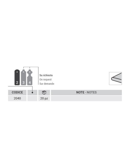 2040 - T-shaped hinge in aluminium - Series 20 - I   48 mm
