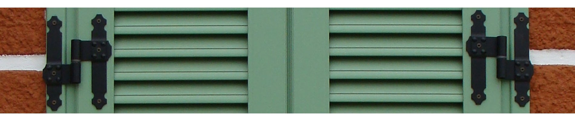 SHUTTER HINGES AND STRAPS